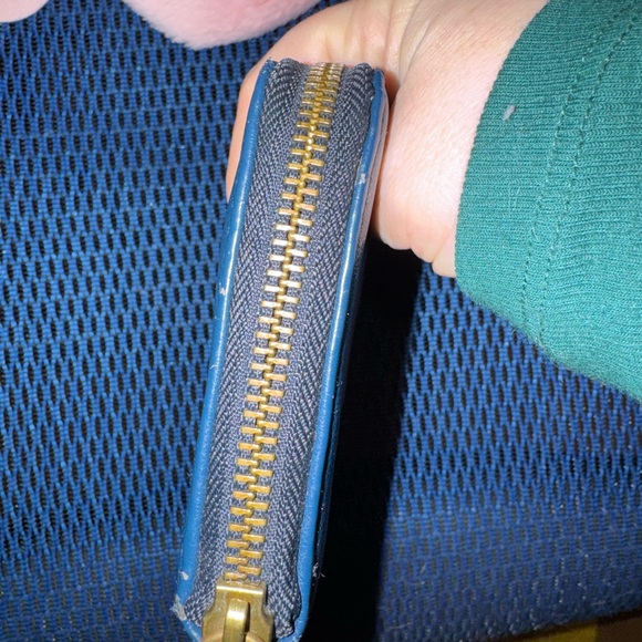 Vintage Fossil Blue Yellow and Pink Heart Women's Wallet - Picture 6 of 11